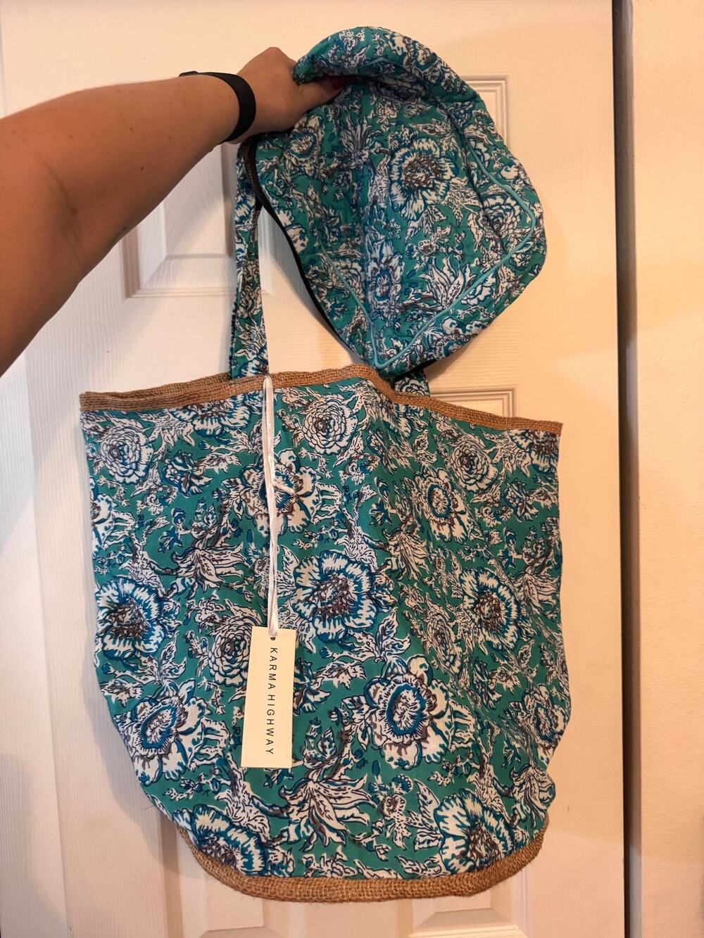 Karma Highway Bag and Makeup Bag- NWT